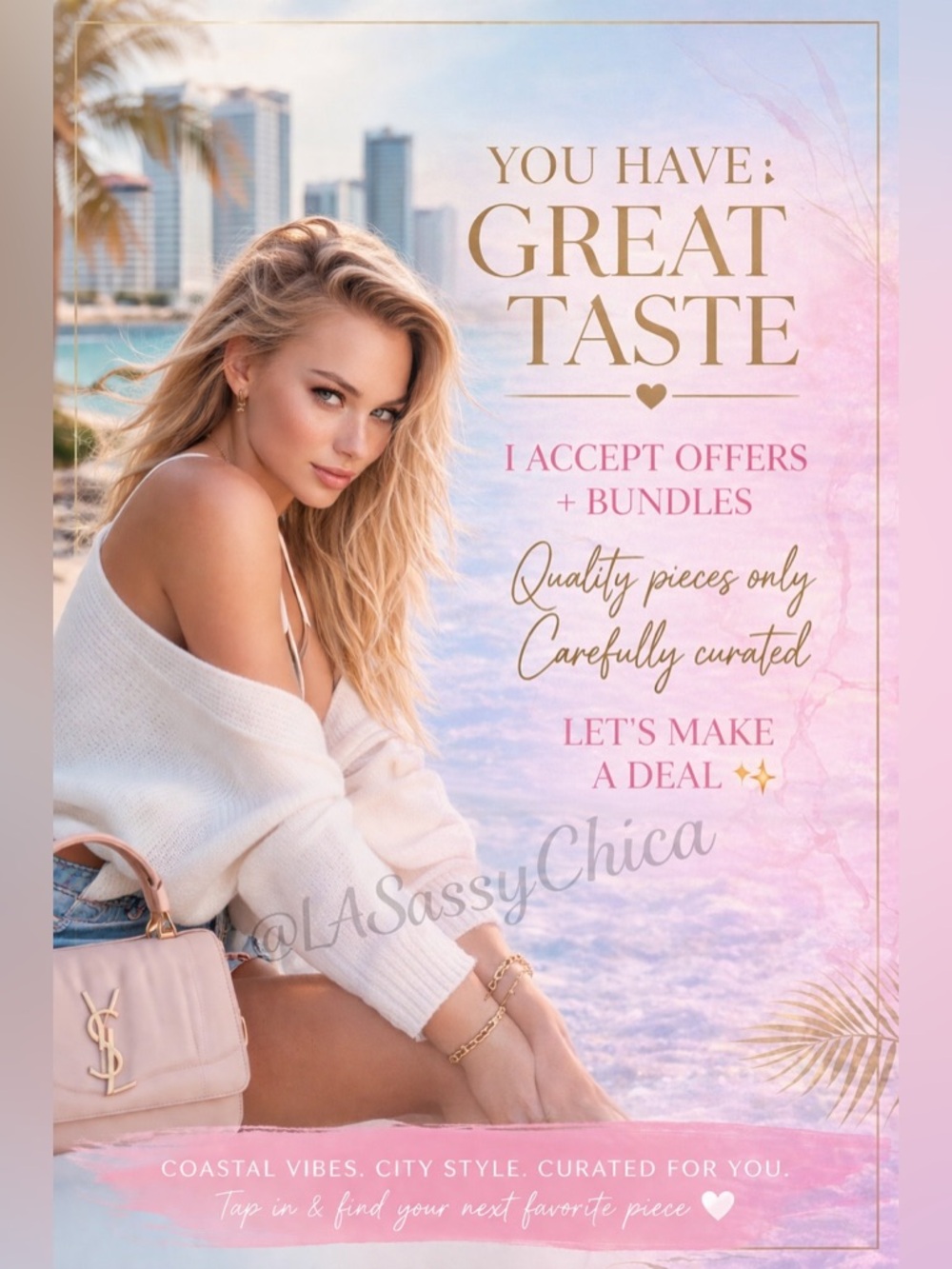 You Have Great Taste 🤍 Offers & Bundles Welcome